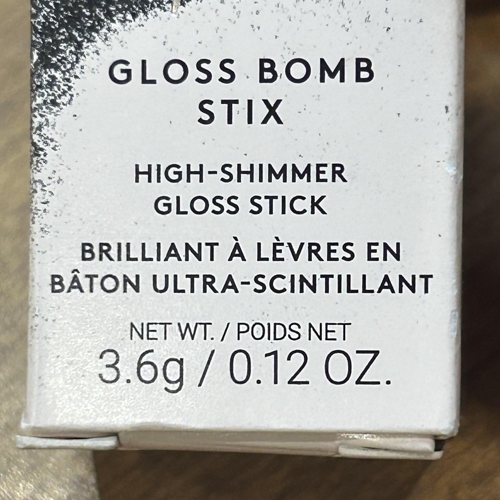 Fenty Beauty Gloss Bomb Stix Fenty Glow 01 0.12oz 3.6g Nude Lip Gloss Stick - Picture 3 of 5